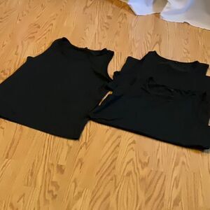 Lot of 3 black men’s tank tops in size extra large all NWOT